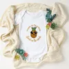 Pagliaccetti Ci mescoliamo bene insieme Divertenti Twin Baby Girl Clothes Boy Body Cartoon Fruit Stampa Estetica Pagliaccetto per bambini 0-24M Ropa De