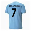 22 23 Uruguay Soccer Jerseys 2023 L.Suarez E.Cavani F. Valverde N. Nande de la Cruz Home Away Football Shirts