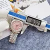 Fashion Pink Dial Womens Watch Self-Winding Mechanical Watch Original Stainless Steel Strap Mens Watches Couples Wristwatch Orologi di lusso