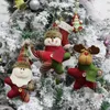 Ciondolo ornamento albero decorazioni natalizie 3 pezzi anno - Bambola ornamenti Babbo Natale / pupazzo di neve / renna1