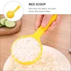 Spoons 2pcs Semicircular Rice Spoon Porridge Sushi (Yellow) Serving