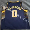 Custom 2023 인쇄 농구 00 베네딕트 매체 린 33 Myles Turner 24 버디 힐드 27 Daniel Theis 9 TJ McConnell 00 Mathurin 7 George Chris Hill Duarte Jerseys