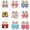 AD Hot Selling Smilling Happy Slippers Plush Women And Men Slipper Winter Warm Fashion Cozy Shoes T231104