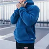 Männer Jacken Männer Oansatz Plüsch Hoodies Weiche Feste Brief Drucken Männlich Casual Basic Flanell Warme Komfort Vintage Kleidung Für Mann sweatshirts T231104