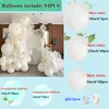 Altre Forniture per Feste Evento 94 Pezzi Kit Ghirlanda di Palloncini ad Arco Bianco Puro Opaco con Palloncini in Lattice Trasparenti per Matrimonio Bambini Compleanno Baby Shower Decorazioni 230404