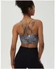 LL YOGA TIE-DYE FITNESS BRATOPS CREW NECK GRIL FINTNESS TANK VEST SOLID TOUBOUT SOLID BROITBEL SHOCKPROOF TOP FEMAL F2301 LL437