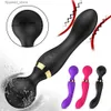 Andere Massageartikel 20 Geschwindigkeiten Leistungsstarker AV-Vibrator Zauberstab Nippel Klitoris Stimulator G-Punkt-Massagegerät Erwachsene Waren Erotik Sexspielzeug für Frauen Q231104