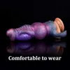 Altri articoli per massaggi QKKQ Fantasy Indossabile Mostro Dildo Manicotto per pene Gay Man Cock Ring Estensibile Allargamento Prodotti per adulti in silicone Giocattoli sessuali 18+ Q231104