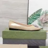 Geklede schoenen, platte balletschoenen, ballet damesschoenen, 100% echt lederen schapenvacht hoed tenen, ballet exclusieve Loafer maat 35-42