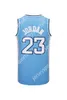 Statek od US Men NCAA Północna Karolina Tar Heels 23 Michael Jersey Unc College Basketball Jerseys Black White Blue Shirt Rozmiar S-3xl