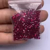 Luźne kamienie szlachetne Ruihe bezpośrednia sprzedaż hurtowa cena Produkty Syntetyczne stworzenie Ruby#8 Round 0,8-3 mm biżuteria do kamienia szlachetnego Kamień