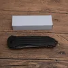 R2102K Flipper Folding Knife 8Cr13Mov Black Stone Wash Serrated Blade Aluminum/Stainless Steel Handle Ball Bearing Outdoor EDC Pocket Knives