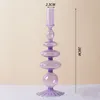 Świece Home Decor Decor Glass Dekoracja ślubna przyjęcie urodzinowe Akcesoria urodzinowe Kolor Crystal Wazon 230403