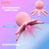 Andra sexprodukter Licklip Octopus Vibrators Nipple Stimulate Vibration Rotating Breast Massager Toys for Women Men Monster Scrating 230404