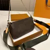 Luxury designer multi-purpose bag accessories handbag purse designer three pieces crossbody bag M44840/M44813 detachable and adjustable shoulder bag 8A quality