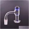 Tubi per fumatori Beracky Fl Accessori per saldatura Terp Slurper Banger al quarzo con set di sfere a vite in marmo 10 mm 14 mm 18 mm maschio femmina senza soluzione di continuità Dhvgw