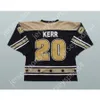 GDSIR Özel Kevin Kerr 20 Flint Generals Hokey Jersey Top ED S-M-L-XL-XXL-3XL-4XL-5XL-6XL