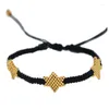 Strand zhongvi pulseira para mulheres méxico pulseras joyeria mujer moda ouro cor jóias miyuki pulseiras masculino presente artesanal mulher