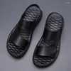 Sandals Summer Cool Shoes Men Solid Color Casual Beach Vacation Male Outdoor Dual-use Slipper Big Size 47 48