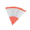 Gift Wrap Halloween Cone Bags Ice Cream Dots Triangle-shape Candy Christmas Favors OPP Bag Package Food Pocket 200pcs/lot