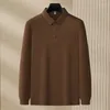 Męskie polo designerskie ubrania jesień wytłoczone rzemiosło Business Business Polo Fashion Casual Shirt Homme