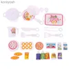 Kitchens Play Food Kids Cooking House Simulation Kitchenware Pretend Play Kitchen Utensils Set ToysL231104