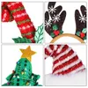 Christmas Decorations Creative Holiday Headbands Party Costume Headwear Ees Hats Reindeer For Accessory Drop Delivery Ammud