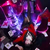 Cosplay conjunto completo kakegurui jabami yumeko traje anime jogador compulsivo yomozuki runa cosplay vermelho japão escola meninas uniforme