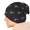 Berets Squats USA Flag Knit Hat Trucker Cap Golf Man in Caps Men Women's