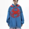 Yiciya capuz moletom nova aranha impressão harajuk oversized hoodie manga longa topos camisola mulher roupas y2k feminino hoodies