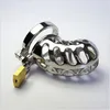 Metal Chastity Devices Spikes Stainless Steel Cock Cage Belt Cock Ring BDSM Toys Bondage Sex Products for Men457