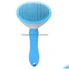 Cat Grooming Pet Comb To Remove Floating Hair Special Cleaner Brush Artifact Dog Wool Supplies Drop Delivery Home Garden Dhsno