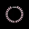 Choker Chokers KVK -halsband 2023 Kvinnlig Pink Crystal Arrangement Logo Niche Design Sense Fashion Accessories Neck Chain LLIS22