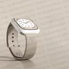 Designer-Uhrenarmband Smart Straps für Apple Watch-Armband 49 mm 38 mm 44 mm 45 mm iWatch-Serie 8 9 4 5 6 7 Armbandprägung Silikonarmband 3D-Konkavmuster AP-Uhrenarmbänder