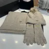 Hats, Scarves and Gloves Sets Women Winter Hat Set 645799 Fashion Luxury designer Wool Glove Outdoor Winter Wear Design Women Sport Classics Men Gloves