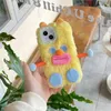 Phone Case Cartoon dynamic spring duck fluffy 3D fur box suitable for iPhone 15 13 12 14 Pro Max 15promax 11 Warm and cute soft cover 231104