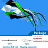 Kite-Zubehör, 4 m, bunt, aufblasbarer Kite-Schwenkschwanz-Aufhänger, 3D-Drachen-Schwenkschwanz, Spiralschwanz-Verbindungsstück, dynamisches Stangenpaket, Q231104