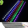 Nuovo 4Pcs 30cm 15-LED Car Truck Motor Grill Flessibile 6 colori Strisce luminose impermeabili