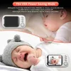 Babyfoons HD-babyfoon 3,5 inch 2-weg audio-babyfoon met 1500 mAh batterij Babysitter Nachtzicht Wifi Beveiligingscamera Monitoring Q231104