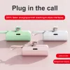 Mini Power Bank 10000mAh Portable Mobiltelefonladdare Extern Battery Power Bank Plug Type-C för iPhone Samsung Huawei