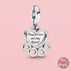 925 Silver Fit Pandora Charms originais pingentes de pingente de pingente pingente