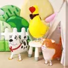 Autres fournitures de fête d'événement 10pcs / lot Mix Walking Animal HELIUM Ballon Mignon Chien Panda Dinosaure Tigre Pet air pour Anniversaire Décoration Enfants Jouet 230404