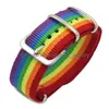 Outras pulseiras Nepal Rainbow Lésbicas Gays Biuals Transgêneros Pulseiras para Mulheres Meninas Orgulho Tecido Trançado Bangle Homens Casal Amigos Dh0Wa