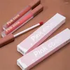 Lip Gloss Luz Cetim Pó Névoa Esmalte Seda Suave Matte Batom Meio Mergulhado Copo Rico Estudante Lama Cosméticos