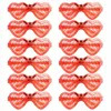 Decorazione per feste YYSD 12Pcs Led Heart Glowing Glasses Costume Cosplay Puntelli Forniture per anno Festival Holiday