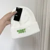 Projektantka czapka Knity List Kobiety Winter Hat Cashmere Bonnet Outdoor bardzo Casual