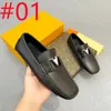 37 Modello TOP Large Size 38-46 Scarpe classiche da uomo in pelle verniciata Scarpe eleganti con papillon nero Designer di lusso con strass da uomo Mocassini Scarpe casual