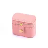 Smyckeslådor Ring Box Small Travel Jewelry Organizer Mini Case Portable Rings Lagringslådor Giftförpackning för Drop Leverans smycken Dhauc