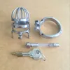 Double Ring Chastity Devices Silicone Tube with Barbed Anti-Shedding Rings Sounding Male Urethral SM Craft Chastity Cage463