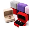 Jewelry Boxes Double Ring Box Earrings Jewelry Packaging Case Storage Gift Boxes Display Organizer Holder For Drop Delivery Jewelry Je Dh4Hb